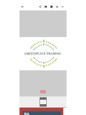 Lerato Julia Mokoko, Greenpeace Trading